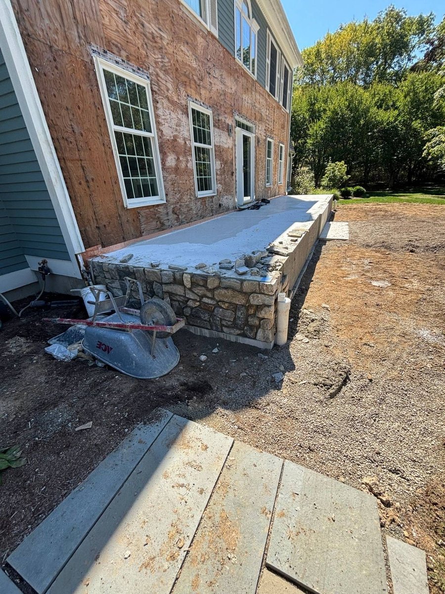 masonry for porch renovaiton in ct shoreline